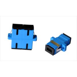 موصل خاص بكابل الالياف البصريةSC/PC SM DX Fiber Optic Adaptor العدد 50 حبة اللون ازرق