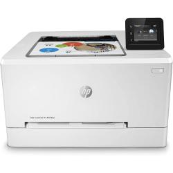طابعة HP Color LaserJet Pro M255dw‎ بالألوان بسرعة طباعة تصل إلى 22 صفحة في الدقيقة (الأسود الألوان) - اللون: أبيض 