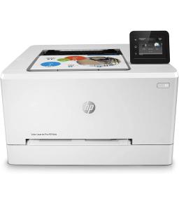 طابعة HP Color LaserJet Pro M255dw‎ بالألوان بسرعة طباعة تصل إلى 22 صفحة في الدقيقة (الأسود الألوان) - اللون: أبيض