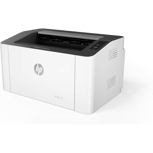 طابعة HP Laser 107a  سرعات طباعة تصل إلى 21 صفحة في الدقيقة - اللون: أبيض