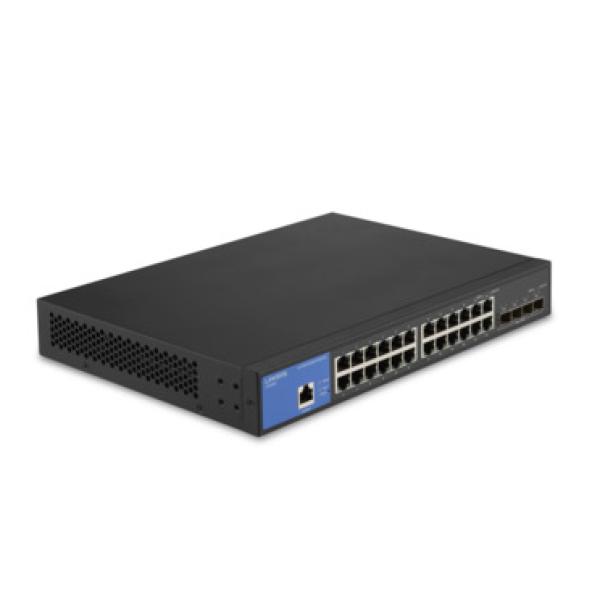 لينكسيس  LGS328C - محول شبكة غير مدارة، سرعة اتصال سلكية 