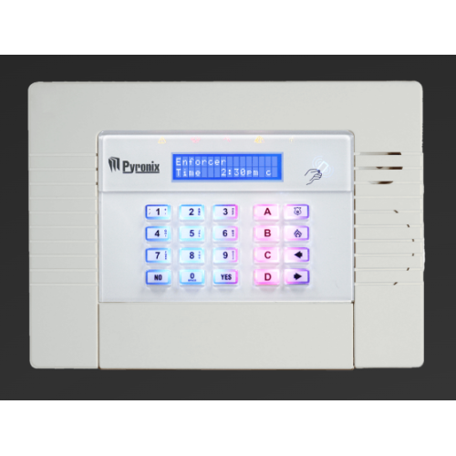 جهاز التحكم بأبواب وكاميرات المنزل مع تطبيق HomeControl+  مع مستشعر , مغناطيس باب , ريموت - Enforcer 32-WE APP