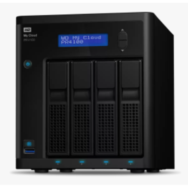 ماي كلاود ستوريج تخزين بحجم 32 تيرا ويتسرن ديجيتال سيرفر PR4100 WDBNFA0320KBK-EESN