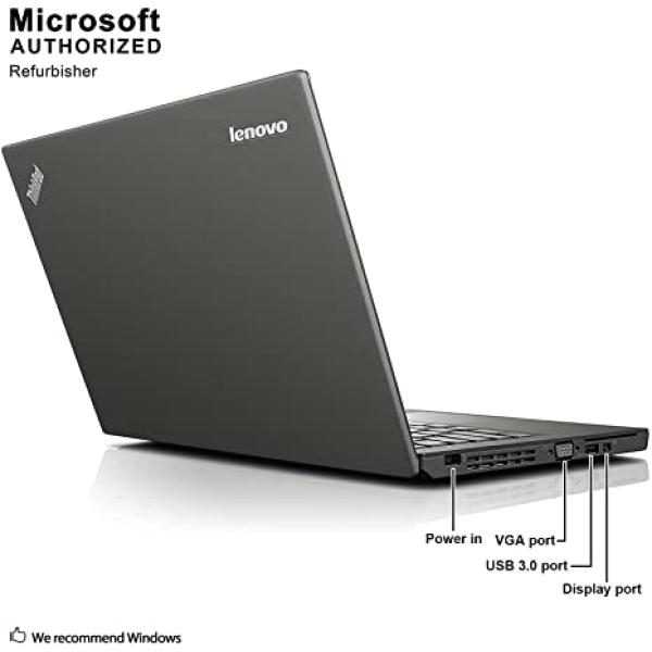 لابتوب لينوفو معالج i7 رام 8 جيجا ويندوز10 اسود Lenovo ThinkPad X240
