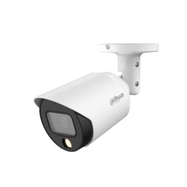 داهوا كاميرا مراقبة خارجية ملونة بدقة 5 ميجا بكسل مع رؤية ليلية تصل ل 20 متر  موديل HAC-HFW1509T-LED-S2