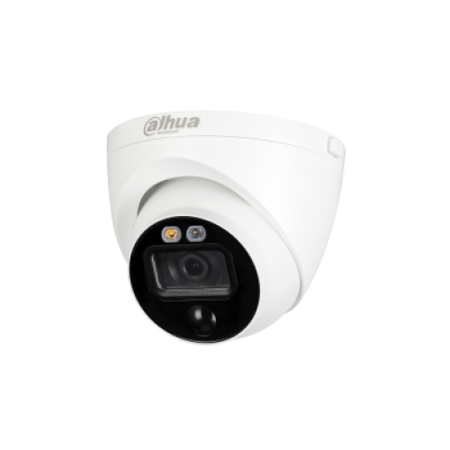 داهوا كاميرا مراقبة داخلية HAC-ME1200E-LED بدقة 2 ميجا بكسل مع رؤية ليلية تصل ل 20 متر و PIR و ضوء أبيض