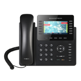 تليفون IP قراند ستريم  GXP2170 يأتي بشاشة LCD ملونة مقاس 4.3 بوصة (480 × 272) ، وتدعم 12 سطرًا ، و 6 حسابات SIP ، و 5 مفاتيح مرنة و 5 مؤتمرات صوتية بخمس اتجاهات