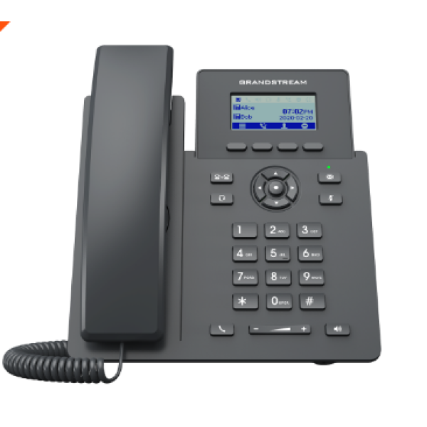 تليفون IP قراند ستريم  GRP2601P دعم حسابين SIP وخطين مع مؤتمرات صوتية خماسية الاتجاه لإجراء مكالمات جماعية سهلة