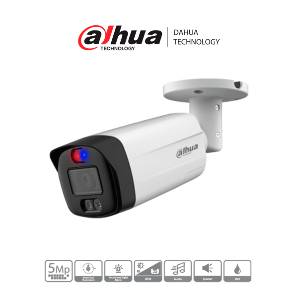 داهوا كاميرا مراقبة خارجية  HAC-ME1509THN-A-PV بدقة 5 ميجابكسل مع رؤية ليلية تصل ل 40متر , مهيئة لكافة الظروف المناخية IP 67