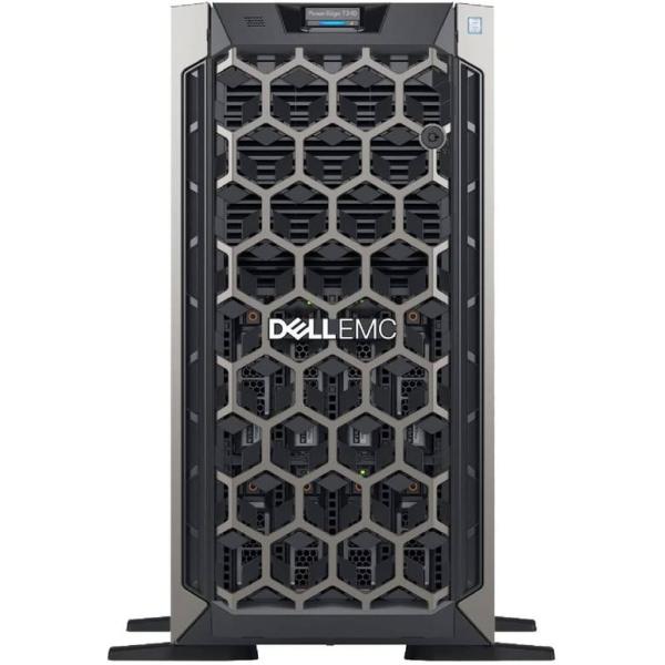 Dell PowerEdge Server T340 Tower Intel Xeon E2124 ، ذاكرة وصول عشوائي سعة 8 جيجابايت ، محرك أقراص ثابتة 2 تيرابايت ، PERC H330 RAID ، DVD +/- RW ROM ، iDrac9 ، Express ، منفرد ، مصدر طاقة سريع التوصيل 1 + 0 ، 495 واط