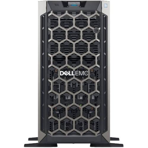 Dell PowerEdge Server T340 Tower Intel Xeon E2124 ، ذاكرة وصول عشوائي 16 جيجابايت ، محرك أقراص ثابتة 2 تيرابايت ، PERC H330 RAID ، DVD +/- RW ROM ، iDrac9 ، Express ، منفرد ، مصدر طاقة سريع التوصيل 1 + 0 ، 495 واط