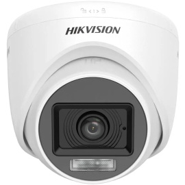 كاميرا هيكفيجن داخلية بصوت بدقة 5 ميجابكسل عدسة 2.8مم ، رؤية ليلية 20 مترًا موديل DS-2CE76D0T-ITPFS