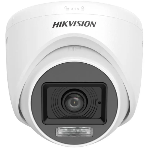 كاميرا هيكفيجن داخلية بصوت بدقة 5 ميجابكسل عدسة 2.8مم ، رؤية ليلية 20 مترًا موديل DS-2CE76D0T-ITPFS