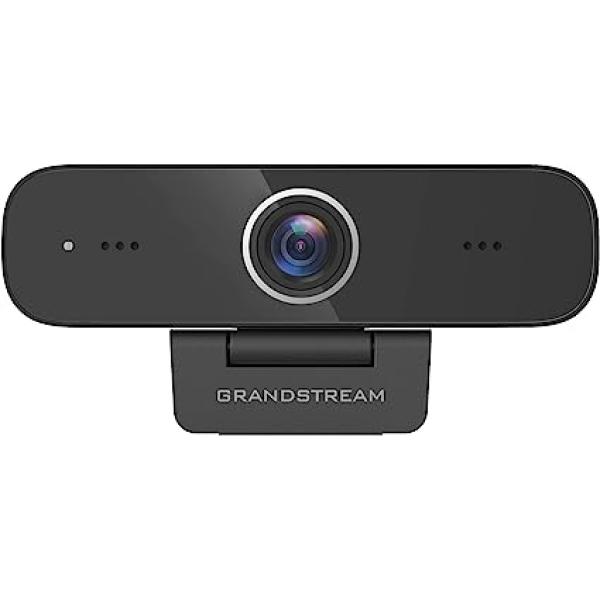 Grandstream GUV3100 - فيديو عالي الدقة 1080 بكسل بمعدل 30 إطارًا في الثانية ومنفذ USB 2.0 وميكروفونين مدمجين وكاميرا ويب USB | GUV3100