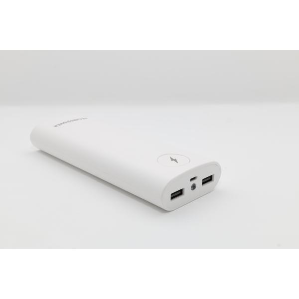 تكنو باور  بنك أبيض  سعة 13200 مللي أمبير مع راوتر - واي فاي USB