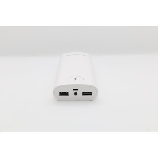 تكنو باور  بنك أبيض  سعة 13200 مللي أمبير مع راوتر - واي فاي USB