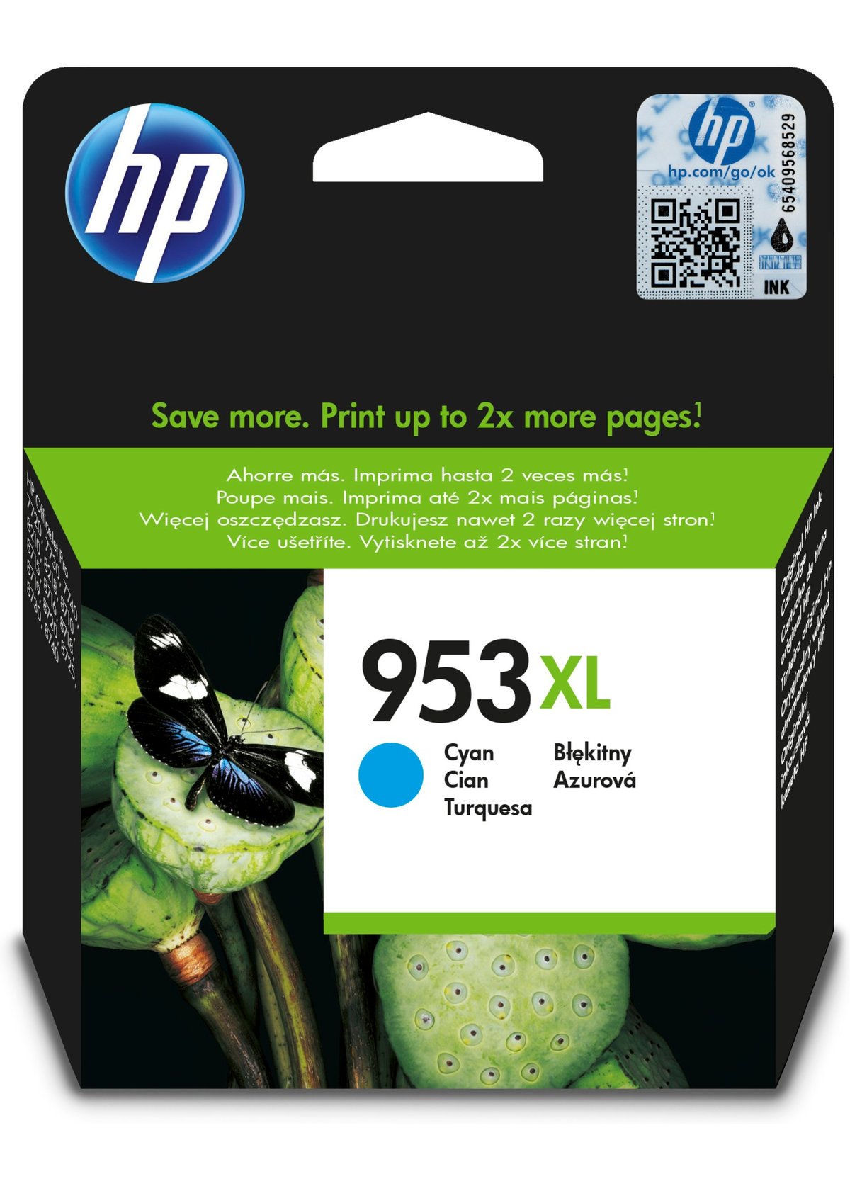 	 خرطوشة حبر طباعة HP 953XL أزرق سماوي لطابعة 7720