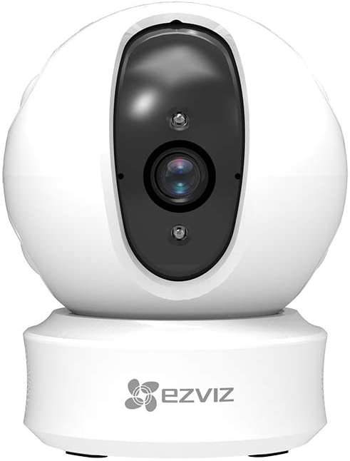 كاميرا مراقبة متصلة بالانترنت قابلة للامالة والتكبير للاماكن الداخلية من ايزفيز، بجودة عالية الوضوح تبلغ 1080 بكسل، C6CN