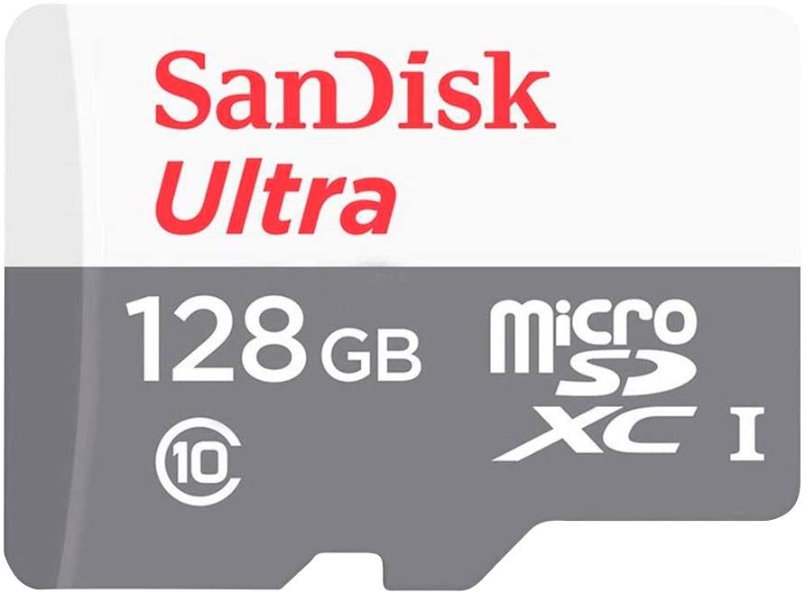 بطاقة ذاكرة مايكرو اس دي اتش سي من سانديسك الترا SDSQUNS-064G-GN3MN سعة 128 جيجا، 100 ميجا