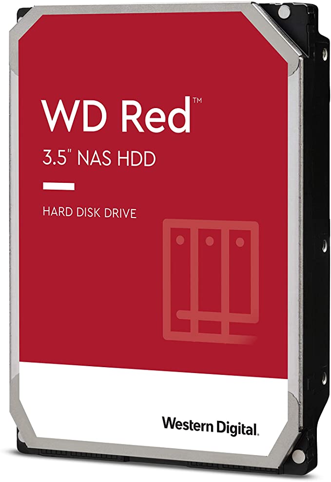 قرص صلب (هارد ديسك داخلي) ويسترن ديجيتال احمر بحجم 6 تيراWD60EFRX