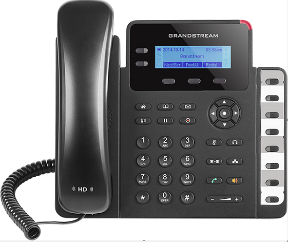 تليفون IP قراند ستريم  GXP1630  صوت عالي الدقة على مكبر الصوت والسماعة , يدعم ما يصل إلى 1000 جهة اتصال ، وسجل المكالمات يصل إلى 200 سجل