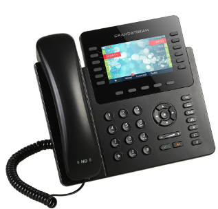 تليفون IP قراند ستريم  GXP2170 يأتي بشاشة LCD ملونة مقاس 4.3 بوصة (480 × 272) ، وتدعم 12 سطرًا ، و 6 حسابات SIP ، و 5 مفاتيح مرنة و 5 مؤتمرات صوتية بخمس اتجاهات